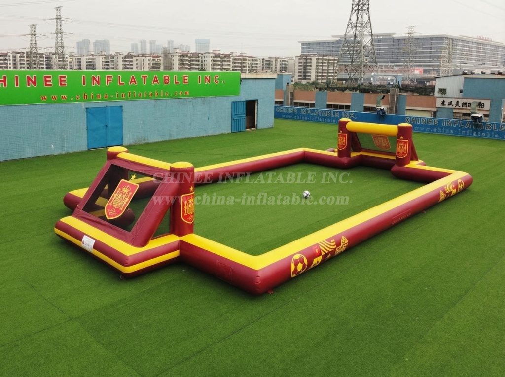 T11-926ES Spain Theme Inflatable Soccer Field