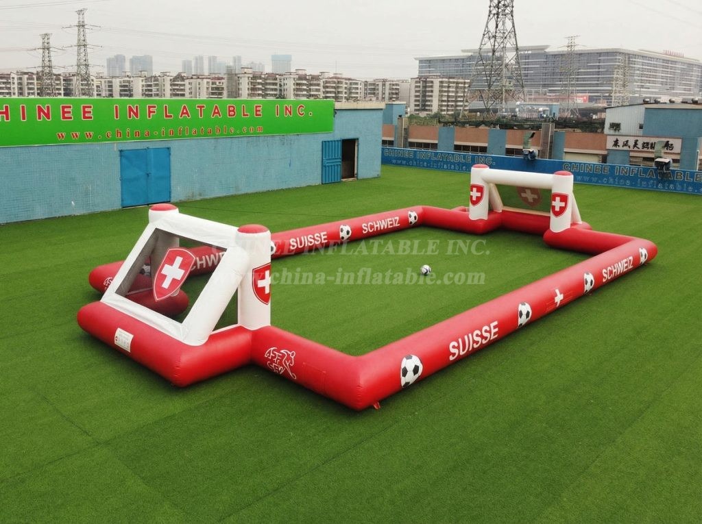 T11-926CH Switzerland Theme Inflatable Soccer Field