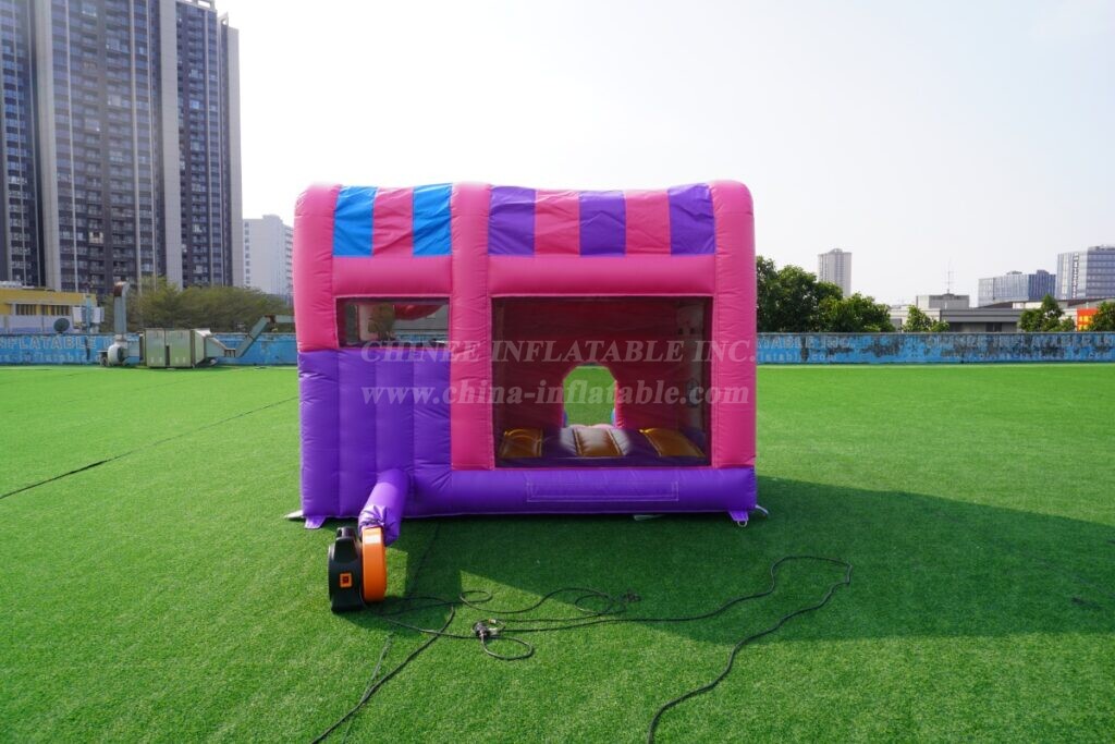 T2-4794B Princess Party Theme Inflatable Castle with Slide