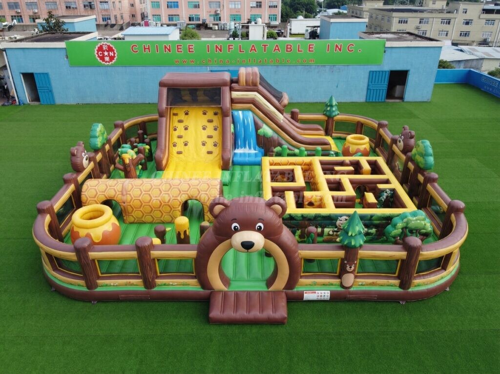 GF3-1430 Bear Theme Inflatable Playground