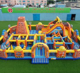 GF3-1435 Bob The Builder Theme Inflatable Playground