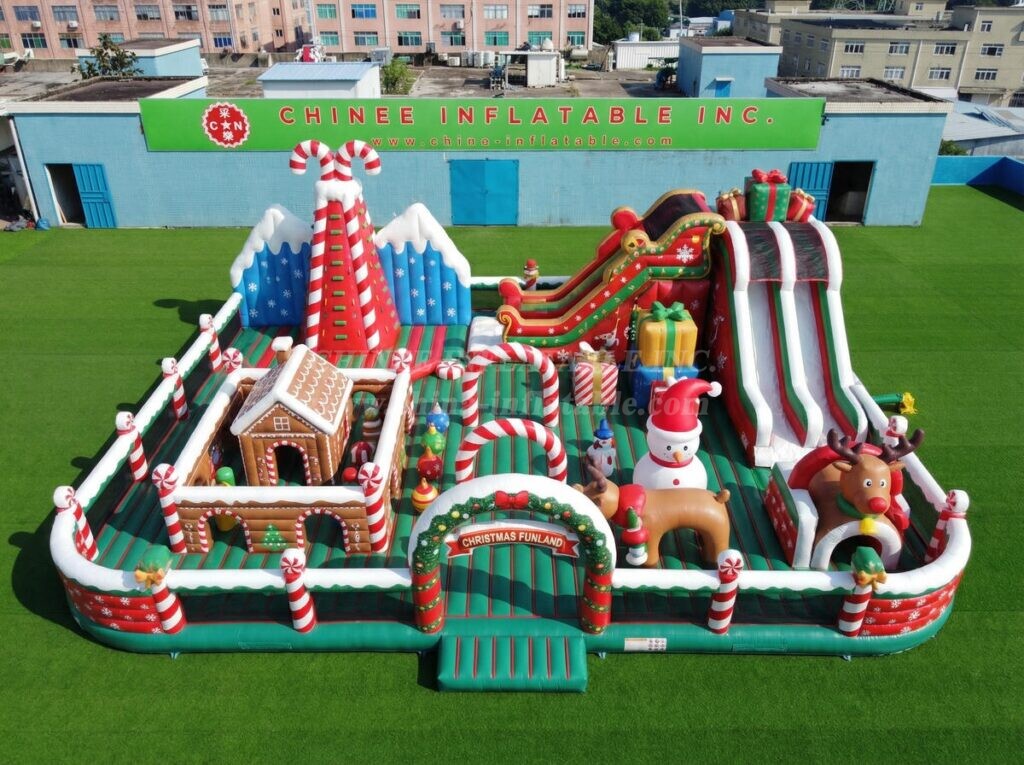 GF3-1442 Christmas Theme Inflatable Playground