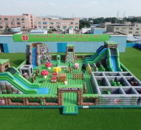 GF3-1480 Minecraft Theme Inflatable Playground