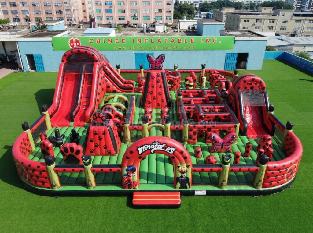 GF3-1483 Miraculous Ladybug Theme Inflatable Playground