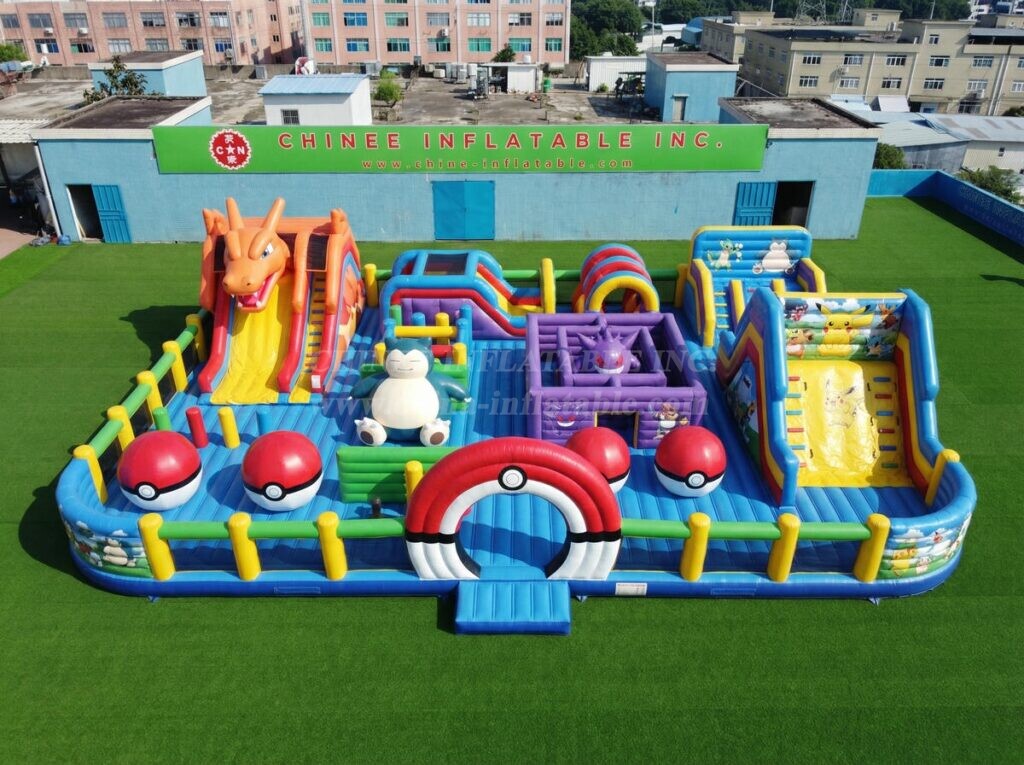GF3-1498 Pokemon Theme Inflatable Playground