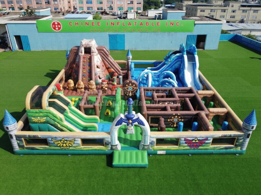 GF3-1517 The Legend Of Zelda Theme Inflatable Playground