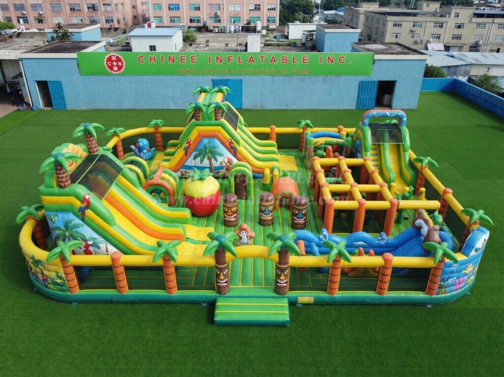 GF3-1526 Tropical Theme Inflatable Playground