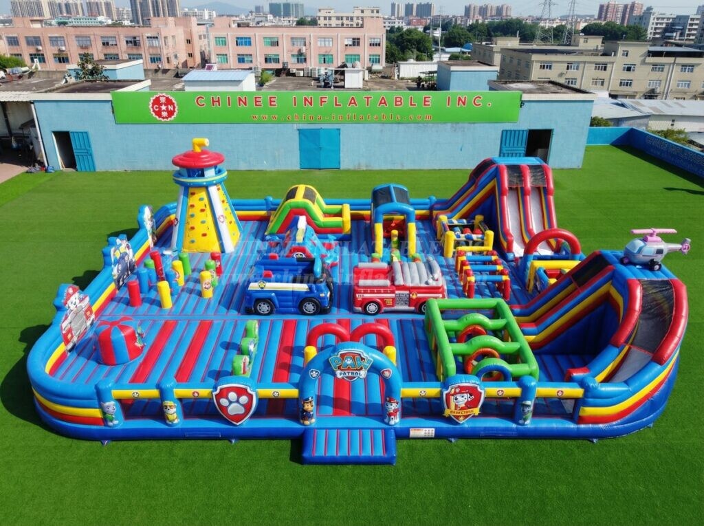 GF3-1549 Paw Patrol Theme Inflatable Park