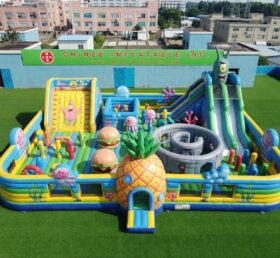 GF3-1556 SpongeBob Theme Inflatable Park
