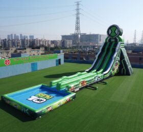 GS2-110 Ben 10 Theme Giant Inflatable Water Slide