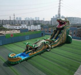 GS2-122 Crocodile Theme Giant Inflatable Water Slide