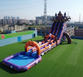 GS2-139 Halloween Theme Giant Inflatable Water Slide