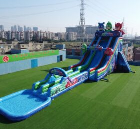 GS2-173 PJ Masks Theme Giant Inflatable Water Slide