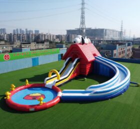 GS2-185 Snoopy Theme Giant Inflatable Water Slide