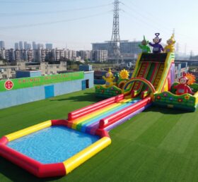 GS2-191 Teletubbies Theme Giant Inflatable Water Slide