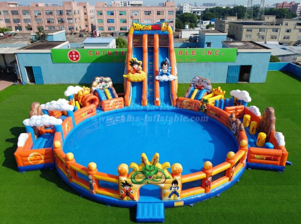 Pool3-868 Dragon Ball Theme Inflatable Pool Water Park