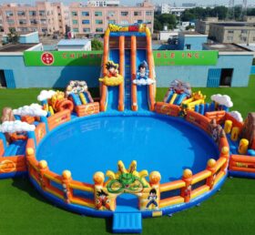 Pool3-868 Dragon Ball Theme Inflatable Pool Water Park