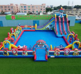 Pool3-892 Paw Patrol Theme Inflatable Pool Water Park