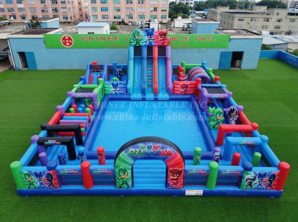 Pool3-897 PJ Masks Theme Inflatable Pool Water Park