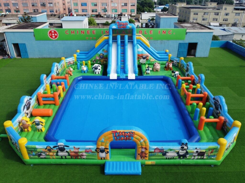 Pool3-918 Timmy Time Theme Inflatable Pool Water Park