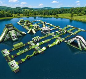 S643 Panda Theme Inflatable Water Park