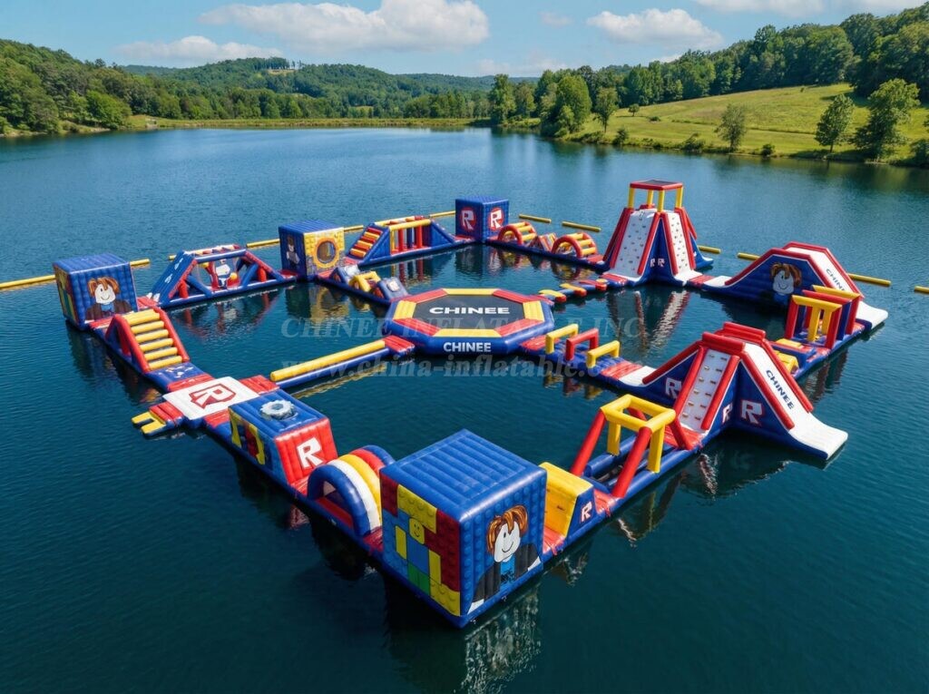 S648 Roblox Theme Inflatable Water Park