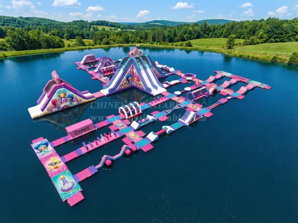 S649 Shimmer & Shine Theme Inflatable Water Park