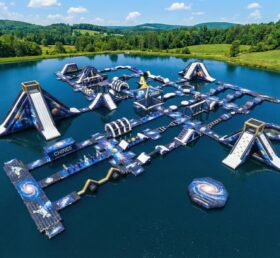 S653 Space Theme Inflatable Water Park