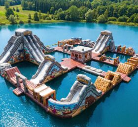 S656 The Flintstones Theme Inflatable Water Park