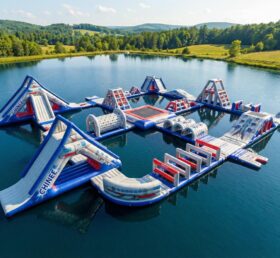 S662 Airplane Theme Inflatable Water Park