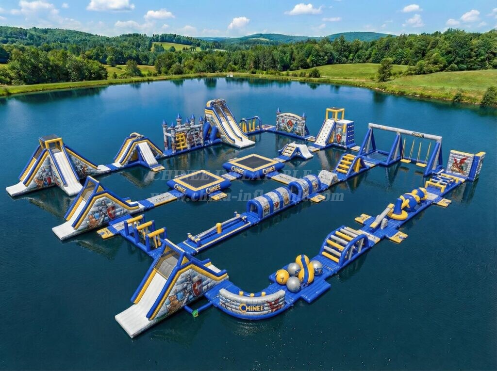 S696 Nella Knight Theme Inflatable Water Park