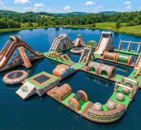 S710 The Flintstones Theme Inflatable Water Park