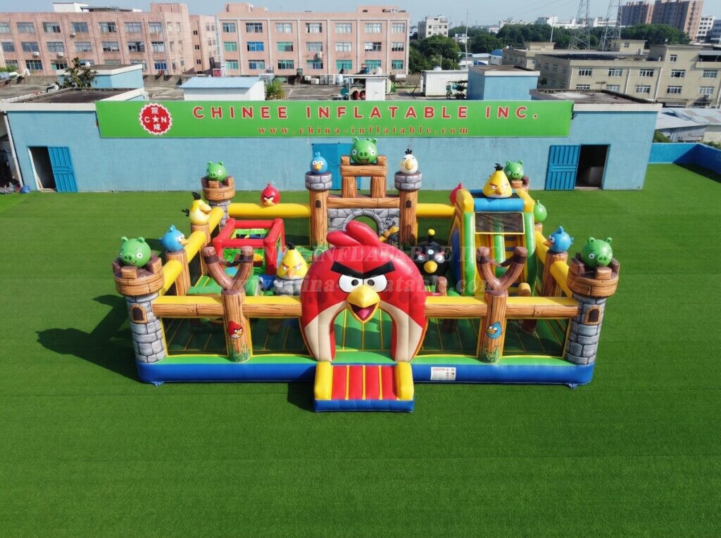 T2-7101 Angry Birds Theme Inflatable Bouncer