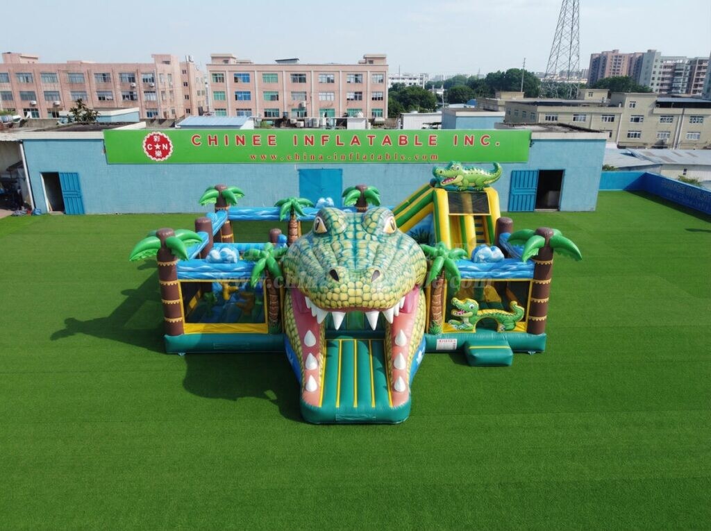 T2-7112 Crocodile Theme Inflatable Bouncer