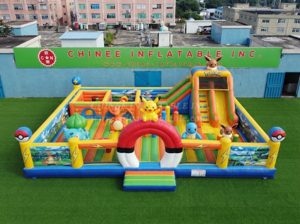 T2-7147 Pokemon Theme Inflatable Bouncer
