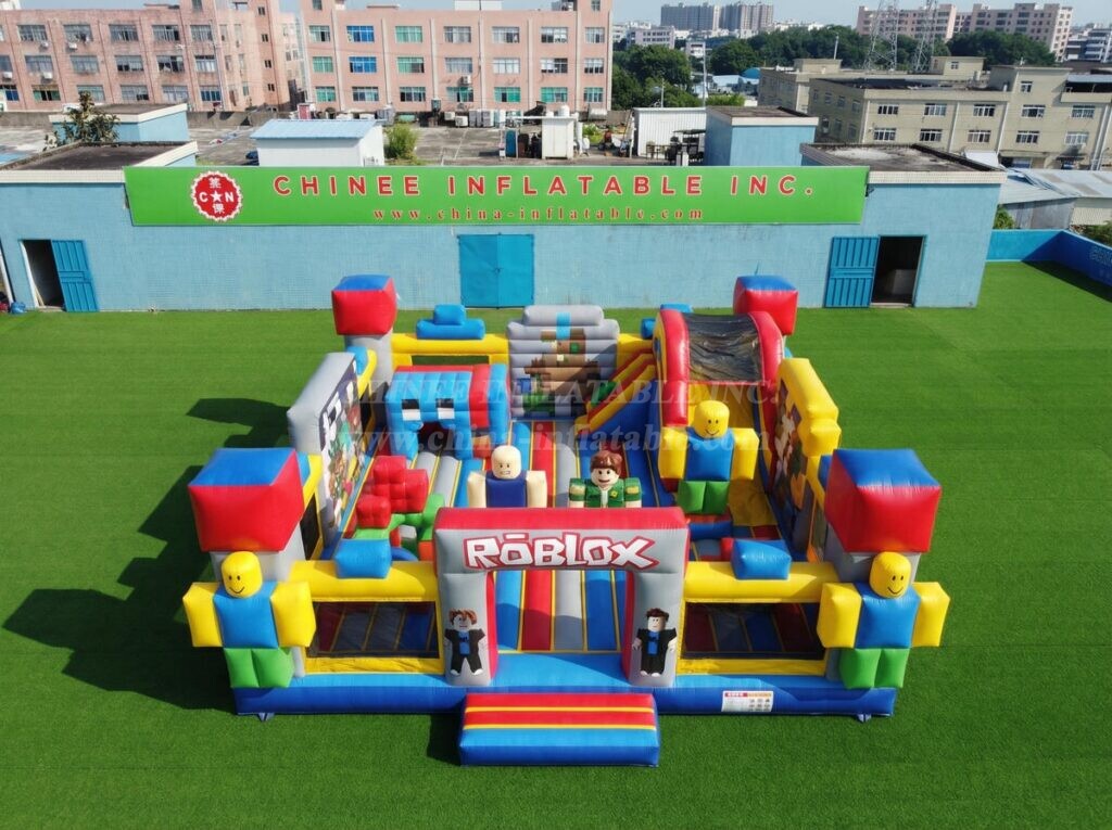 T2-7151 Roblox Theme Inflatable Bouncer