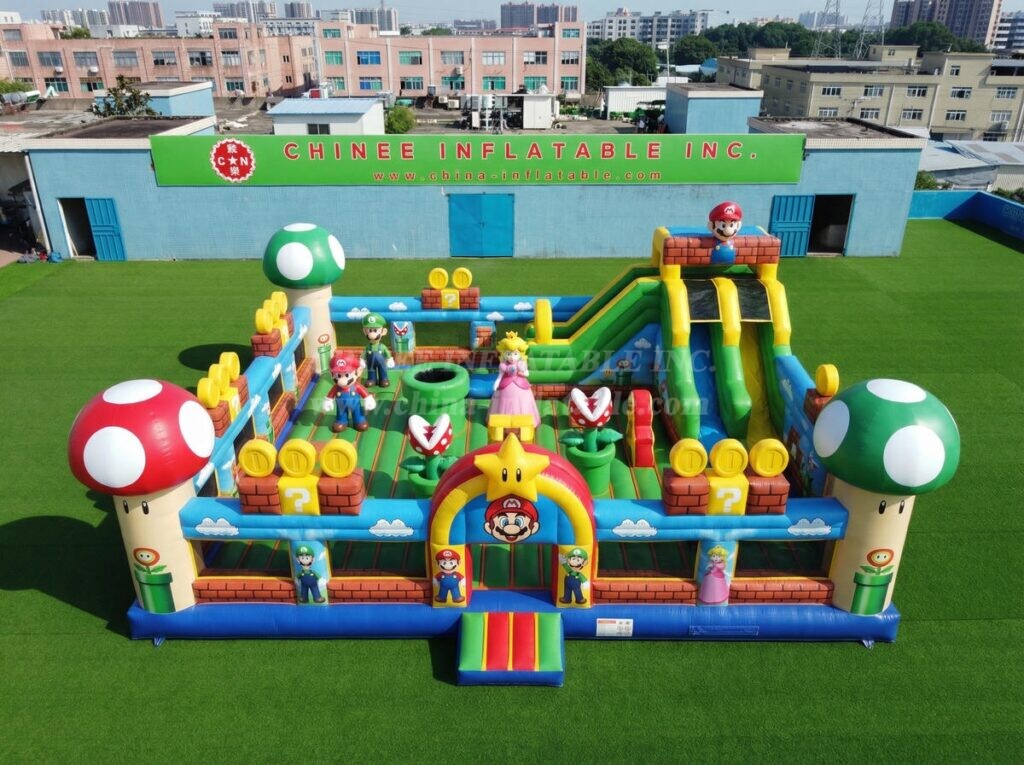 T2-7161 Super Mario Theme Inflatable Bouncer