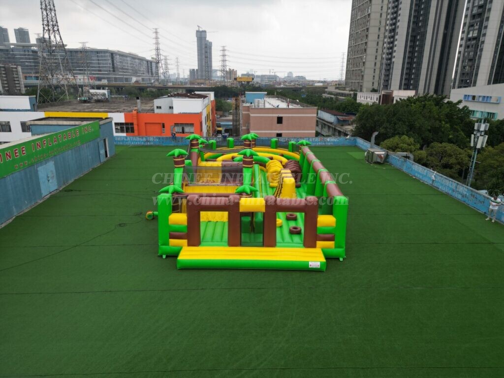 T7-1811 Jungle Adventure Inflatable Obstacle Course