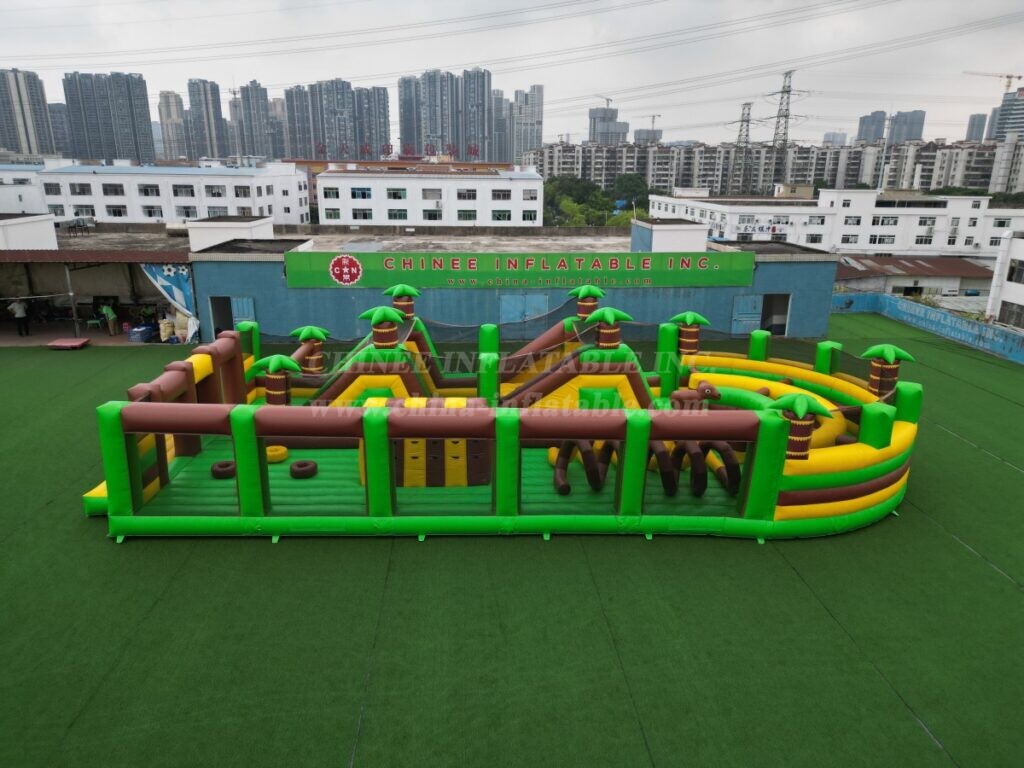 T7-1811 Jungle Adventure Inflatable Obstacle Course