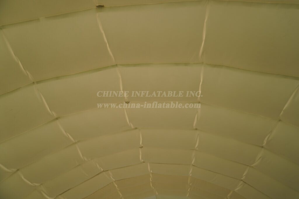 Tent1-424B White Branded Inflatable Event Tent