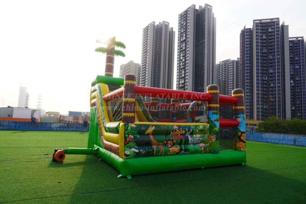 T2-4103H Jungle-themed Inflatable Combos