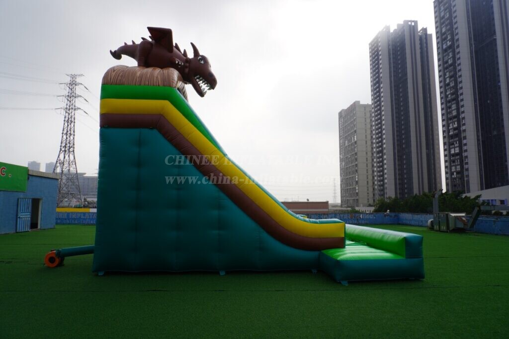 T8-562E Dinosaur-themed Inflatable Slide