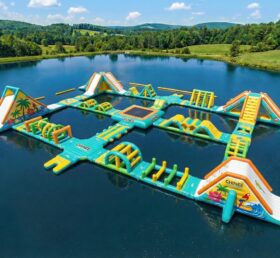 S746 Tropical Theme Inflatable Water Park