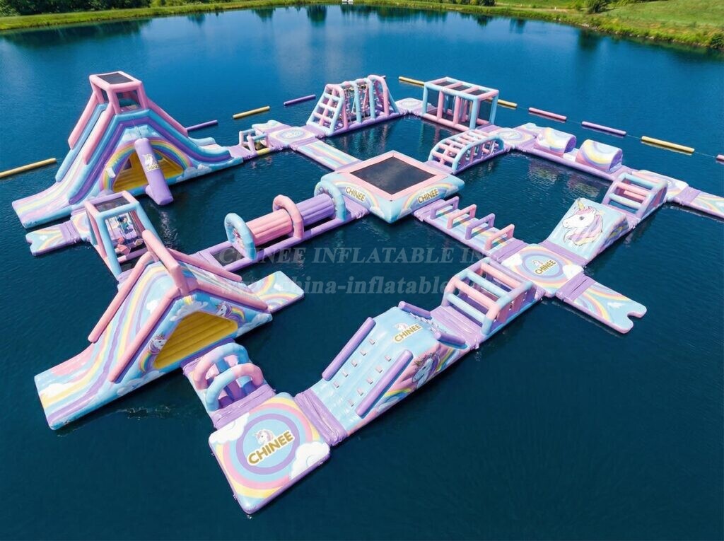 S749 Unicorn Theme Inflatable Water Park