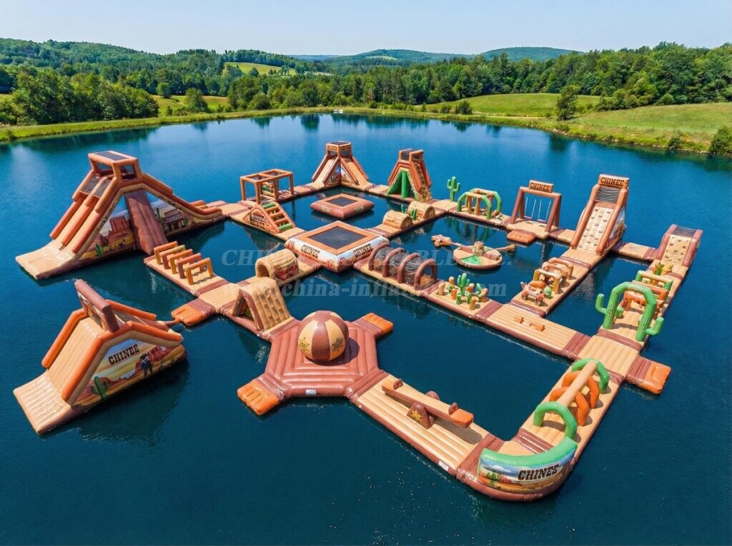 S753 Wild West Theme Inflatable Water Park