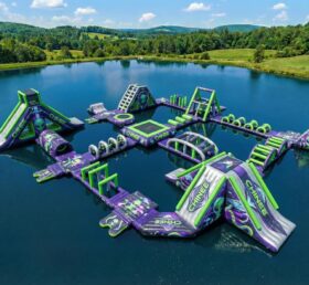 S756 Alien Theme Inflatable Water Park