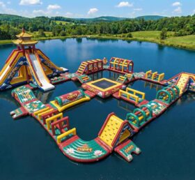 S766 Chinese Style Theme Inflatable Water Park