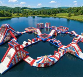 S767 Circus Theme Inflatable Water Park