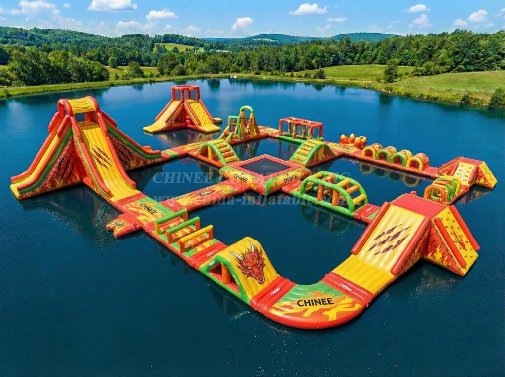 S776 Dragon Theme Inflatable Water Park