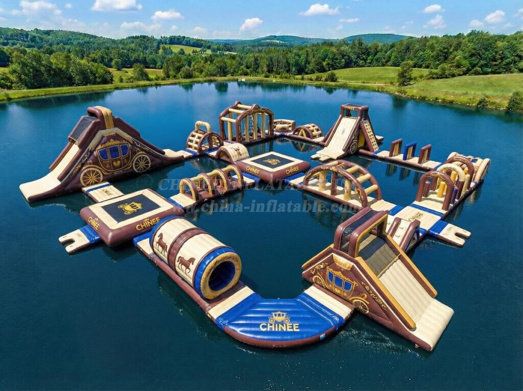 S793 Horse Carriage Theme Inflatable Water Park